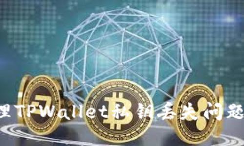 : 如何处理TPWallet私钥丢失问题:全面指南